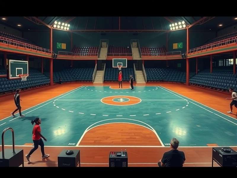 Indian-style basketball courts in Shoot Score Legend